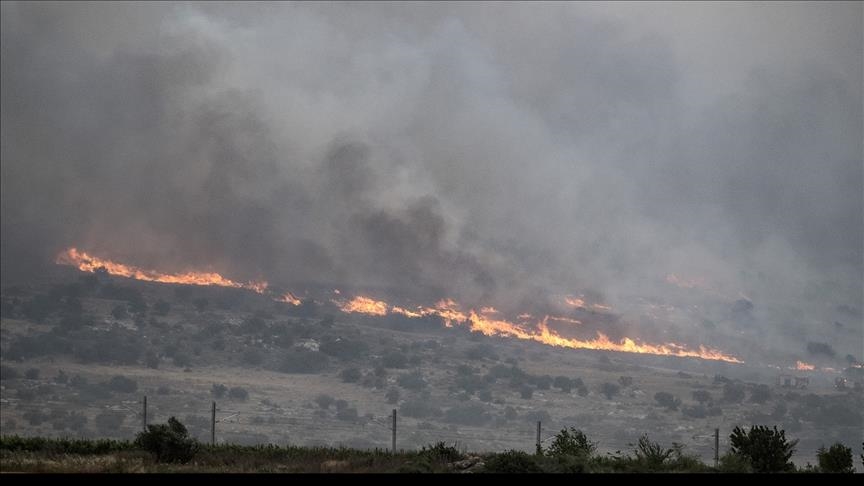 Li Îsraîlê agirê ku bi daristana navbera Qudis û Tel Avîvê ket, li 11 deveran dişuxule