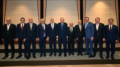 دیدار اردوغان با نمایندگان کارگران و کارفرمایان در روز جهانی کارگر