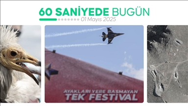 60 saniyede bugün (01 Mayıs 2025)