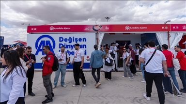 Ajansa Anadoluyê di TEKNOFEST KKTCyê da cihê xwe girt