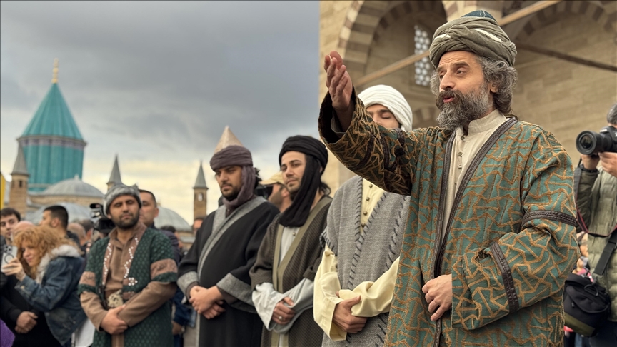 Mevlana'nın Konya'ya gelişinin 797. yıl dönümü kutlandı