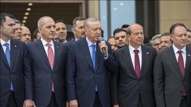 Türkiye's president reaffirms support for Turkish Cypriots in all areas