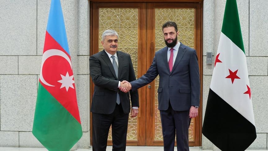 الرئيس السوري يستقبل نائب رئيس الوزراء الأذربيجاني