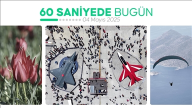 60 saniyede bugün (04 Mayıs 2025)
