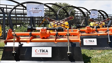 TİKA, Kuzey Makedonya'da seracılık ekipmanları ve tarımsal makina desteği sağladı