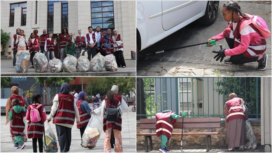 Muslimanët e ndërgjegjshëm për mjedisin, mbledhin mbeturina në 19 qytete të Francës