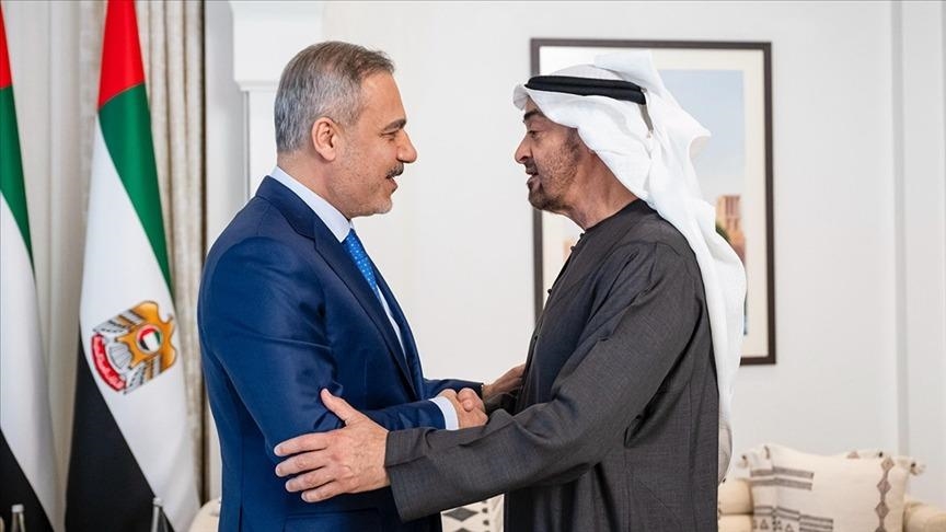 Хакан Фидан встретился с президентом ОАЭ Мухаммедом бин Заидом Аль Нахайяном