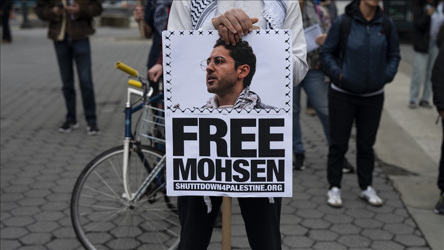 Student activist Mohsen Mahdawi after release from US custody: 'You will not silence me'