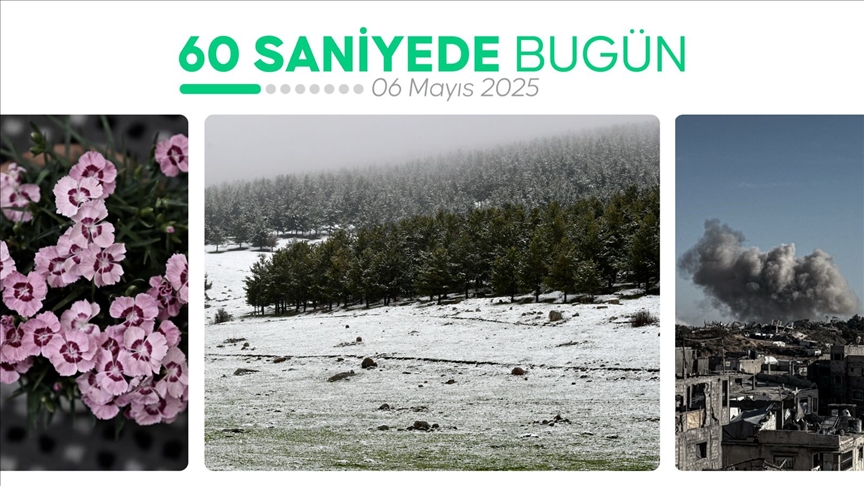 60 saniyede bugün (06 Mayıs 2025)