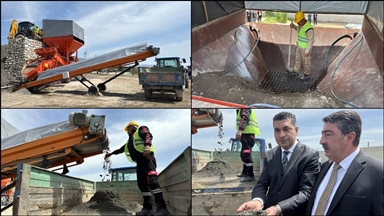 Elazığ Hipodromu'ndaki atık kumlar geri dönüşümle tekrar kullanılacak