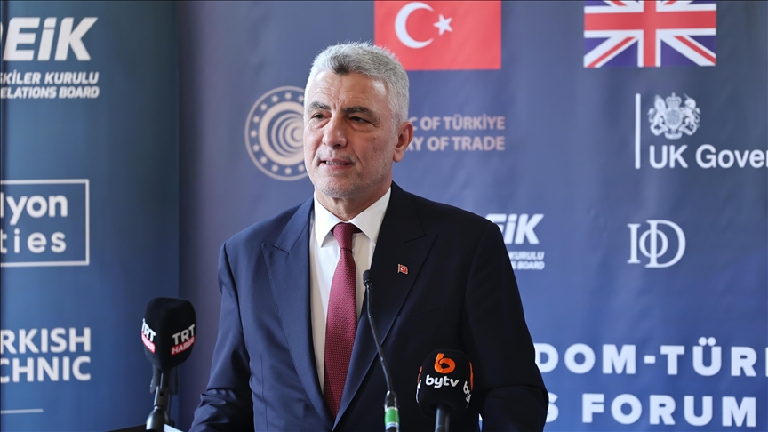 Ticaret Bakanı Bolat: Türkiye-İngiltere işbirliğinin hala yüksek potansiyeli olduğuna inanıyoruz
