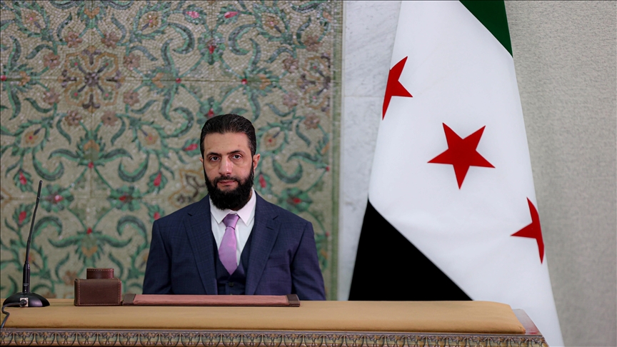 Syrian President Sharaa arrives in Paris, his first visit to Europe since taking office