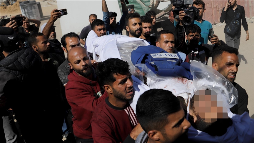 Filistinli gazeteci, kızının doğumundan saatler sonra İsrail saldırısında öldürüldü