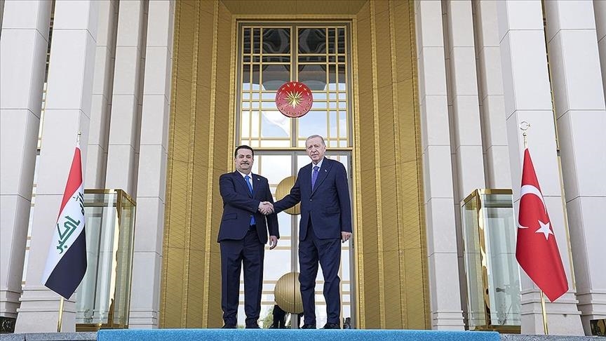 Serokomar Erdogan bi merasima fermî va pêşwaziya Serokwezîrê Iraqê Sûdanî kir