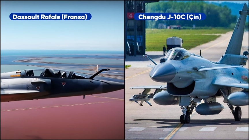 Pakistan, Hint savaş uçaklarını Çin üretimi "J-10C" savaş uçaklarıyla düşürdüğünü bildirdi