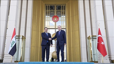 Cumhurbaşkanı Erdoğan, Irak Başbakanı Sudani'yi resmi törenle karşıladı
