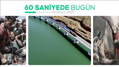 60 saniyede bugün (08 Mayıs 2025)