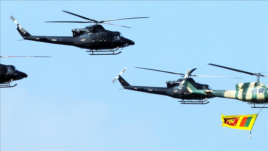 Sri Lankan Air Force chopper crash kills 6 army personnel
