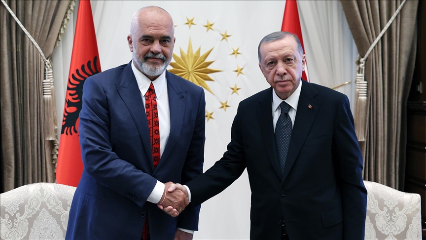 Turkish president, Albanian premier discuss bilateral ties, regional issues