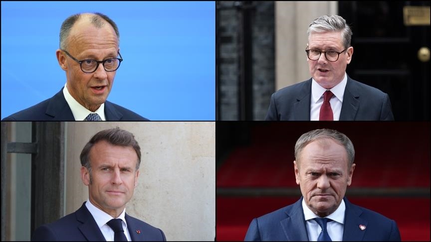 Лидерите на Германија, Франција, Полска и Обединетото Кралство пристигнаа во Украина