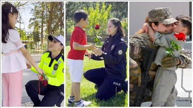 Polislerden Anneler Günü'ne özel klip