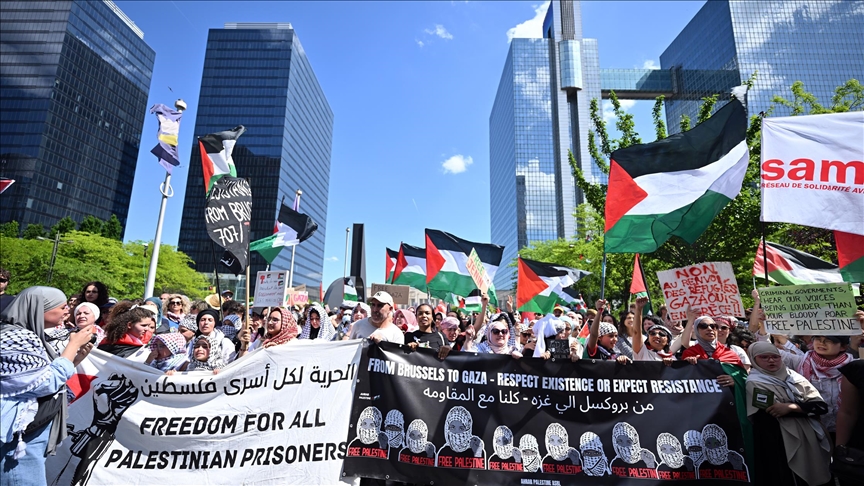 مع قرب ذكرى النكبة.. مظاهرتان دعما لفلسطين في بلجيكا وهولندا