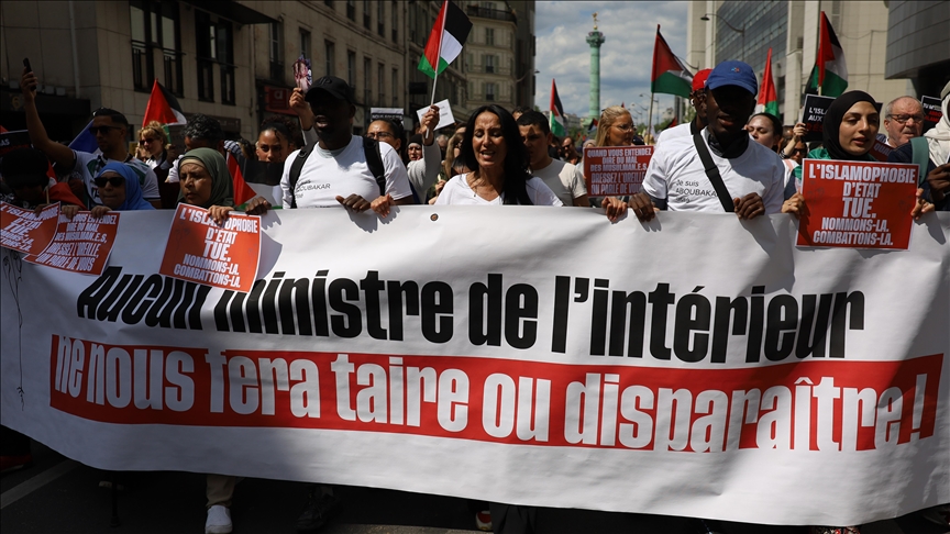 Protests against Islamophobia held across France