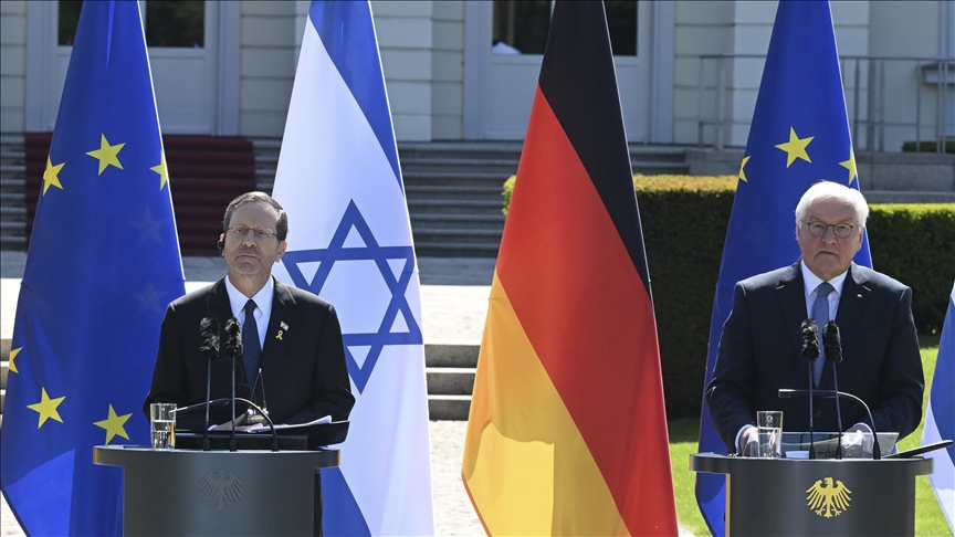 Steinmeier'den İsrailli mevkidaşıyla ortak toplantıda yardımların Gazze'ye girişine izin verilmesi çağrısı