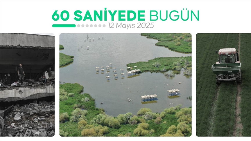 60 saniyede bugün (12 Mayıs 2025)