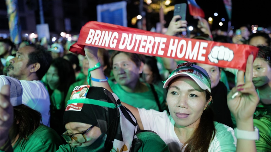 Detained Rodrigo Duterte set to win mayoral elections in Philippines, say unofficial results