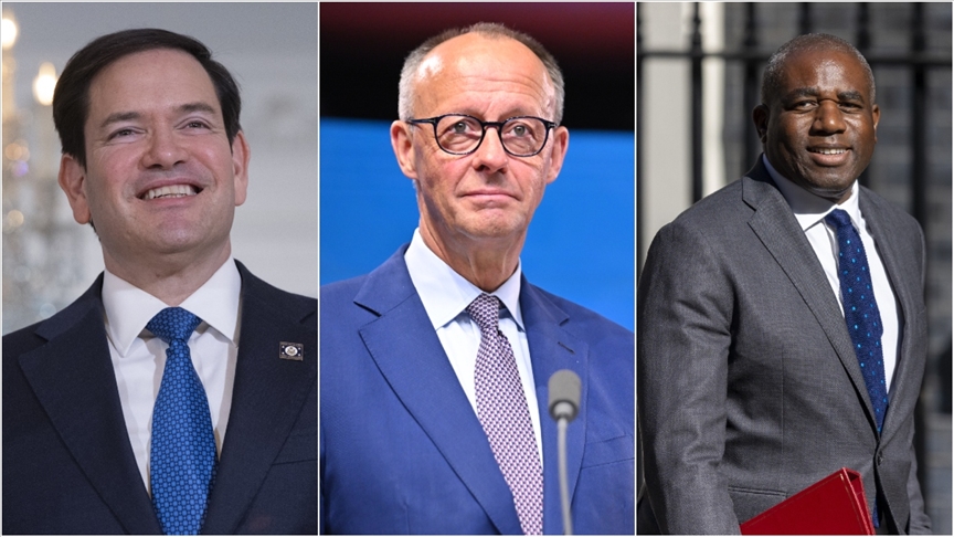 ABD Dışişleri Bakanı Rubio, Almanya Başbakanı Merz ve İngiltere Dışişleri Bakanı Lammy ile görüştü