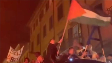 Inzaghi mašući palestinskom zastavom proslavio povratak u Seriju A