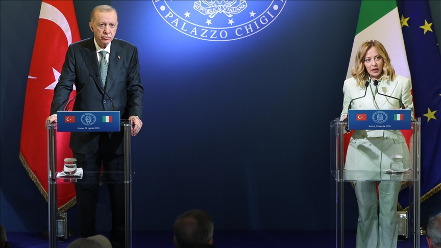 Turkish President Erdogan, Italy's Meloni discuss bilateral ties, regional, global developments