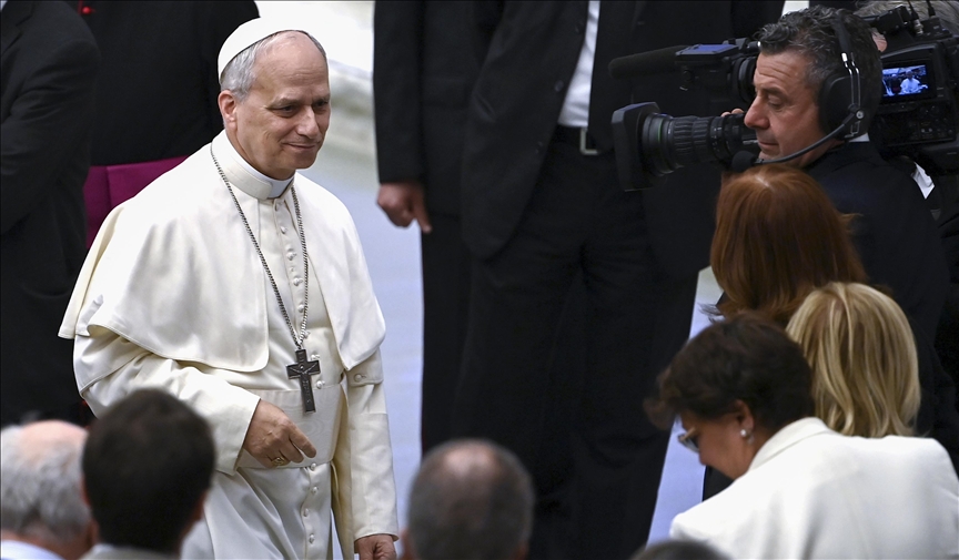 Pope Leo pledges to make 'every effort' for peace to prevail