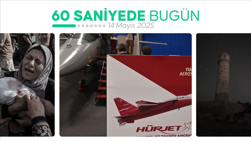 60 saniyede bugün (14 Mayıs 2025)