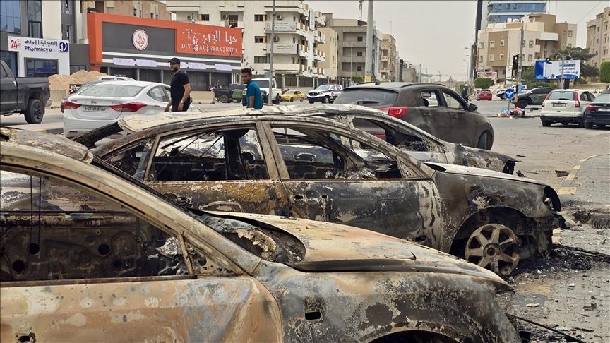 Anadolu a witness to damage in conflict zones of Libya's capital following ceasefire