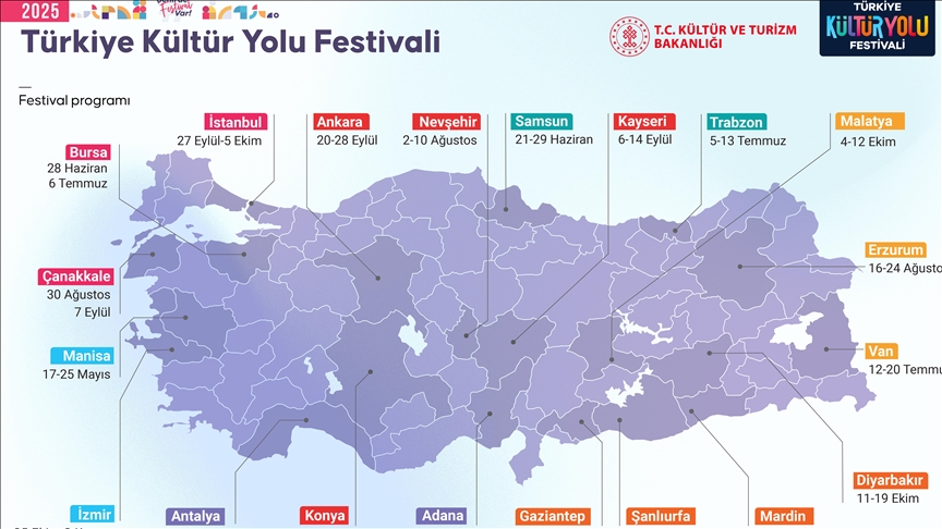 Manisa'da Türkiye Kültür Yolu Festivali 17 Mayıs'ta başlayacak