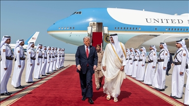 ترامپ وارد دوحه شد