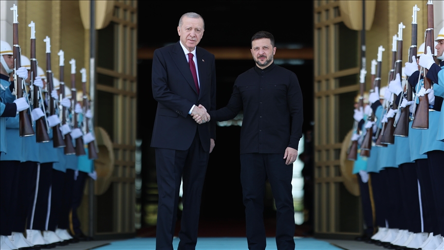 Cumhurbaşkanı Erdoğan ile Ukrayna Devlet Başkanı Zelenskiy'nin görüşmesine ilişkin açıklama