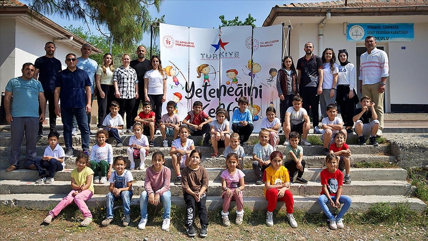 Köylerde yetenekli gençler sportif taramayla keşfediliyor