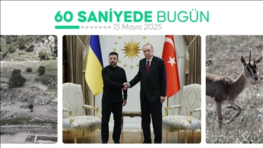 60 saniyede bugün (15 Mayıs 2025)