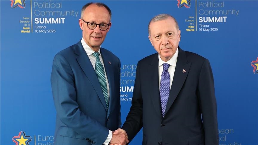 Le président Erdogan et le chancelier allemand Merz discutent des relations bilatérales et des enjeux mondiaux