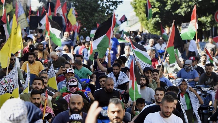 مشاجرات بين متظاهرين مؤيدين لفلسطين وأنصار إسرائيل في نيويورك