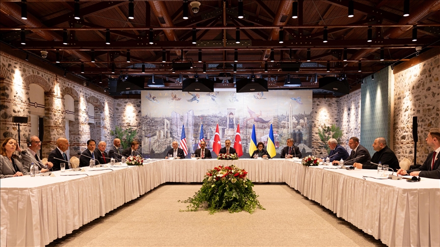 High-level US-Ukraine-Türkiye talks conclude under leadership of Turkish foreign minister High-level US-Ukraine-Türkiye talks conclude under leadership of Turkish foreign minister