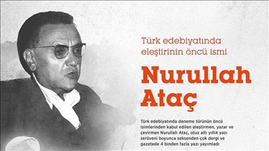 Eleştiri ve deneme türünün gelişmesine katkı sunan yazar: Nurullah Ataç