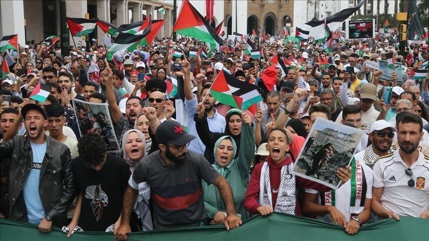 الرباط.. حقوقيون في وقفة احتجاجية ضد حرب الإبادة الإسرائيلية على غزة