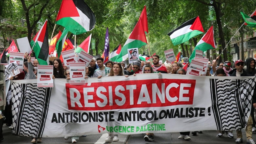 Des centaines de manifestants réunis à Paris pour commémorer la Nakba