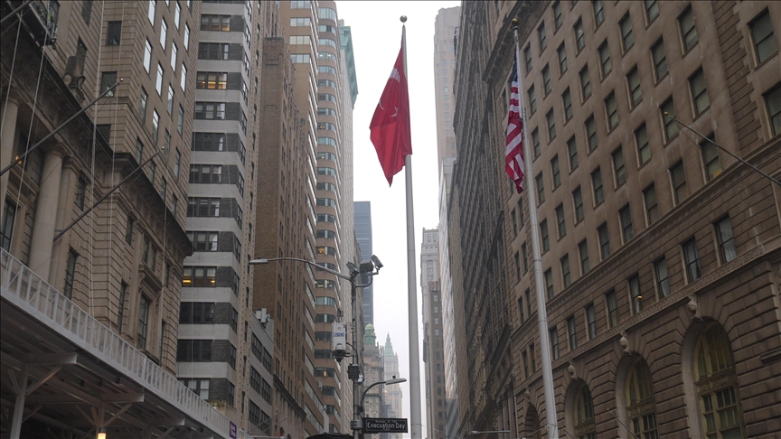 Le drapeau turc hissé pour la 25ème fois à Wall Street