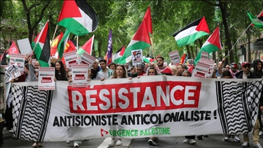 Des centaines de manifestants réunis à Paris pour commémorer la Nakba 