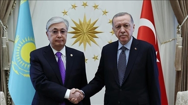 Turkish president, Kazakh counterpart discuss bilateral relations